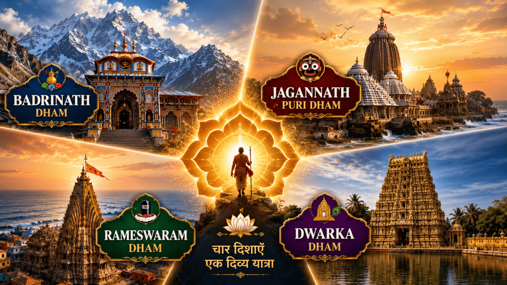 Char Dham Yatra Complete Guide: Badrinath, Jagannath Puri, Rameswaram & Dwarka